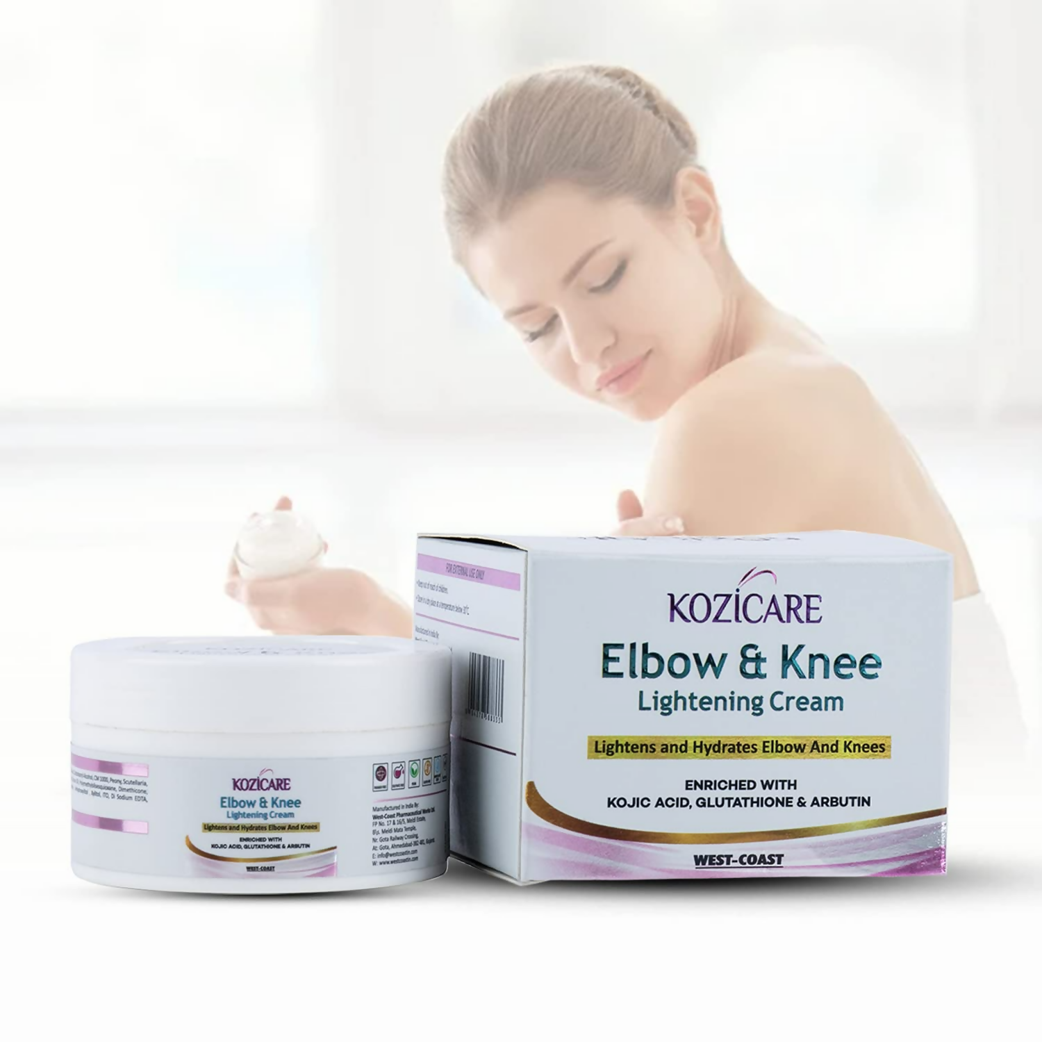 Healthvit Kozicare Elbow & Knee Lightening Cream - Distacart