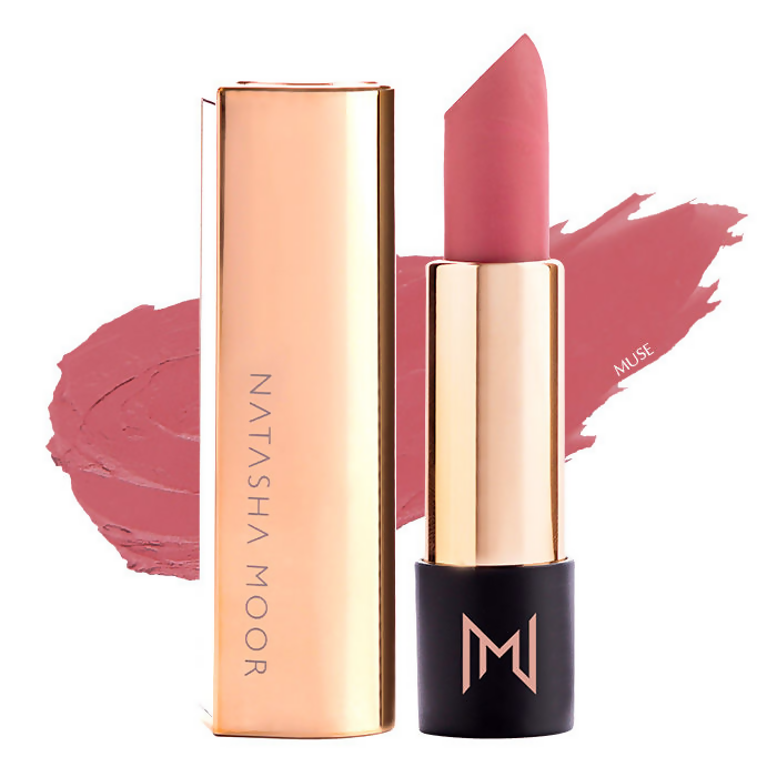 Natasha Moor Silk Suede Lipstick - Muse - Distacart