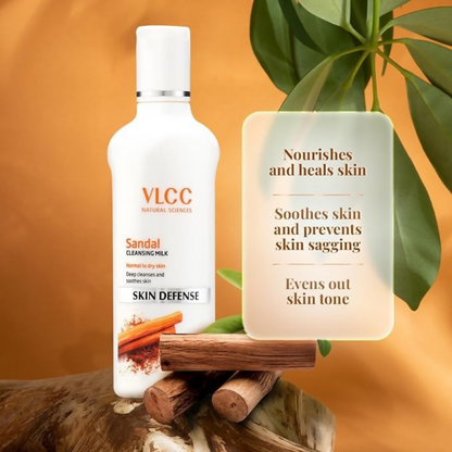VLCC Sandal Cleansing Milk and rose water toner - Dista