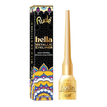 Rude Cosmetics Hella Metallic Eyeliner - Citrine - Distacart