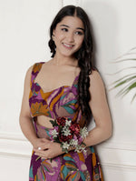 Thumbnail for MAGENTA_WESTERN_DRESS (5)