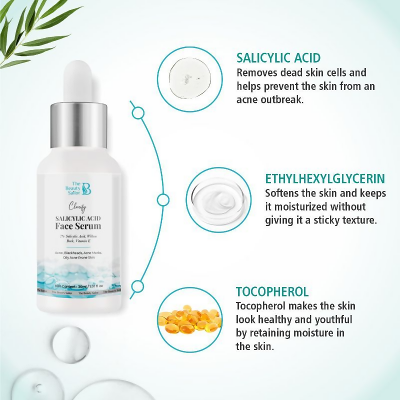 The Beauty Sailor Clarify Salicylic Acid Face Serum - Distacart