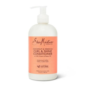 Shea Moisture Coconut & Hibiscus Curl & Shine Conditioner - Distacart