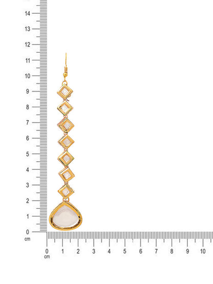 Ruby Raang Gold Heavy Kundan Maang Tikka - Distacart