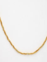 Thumbnail for NVR Women Gold Plated Handcrafted Minimal Chain - Distacart