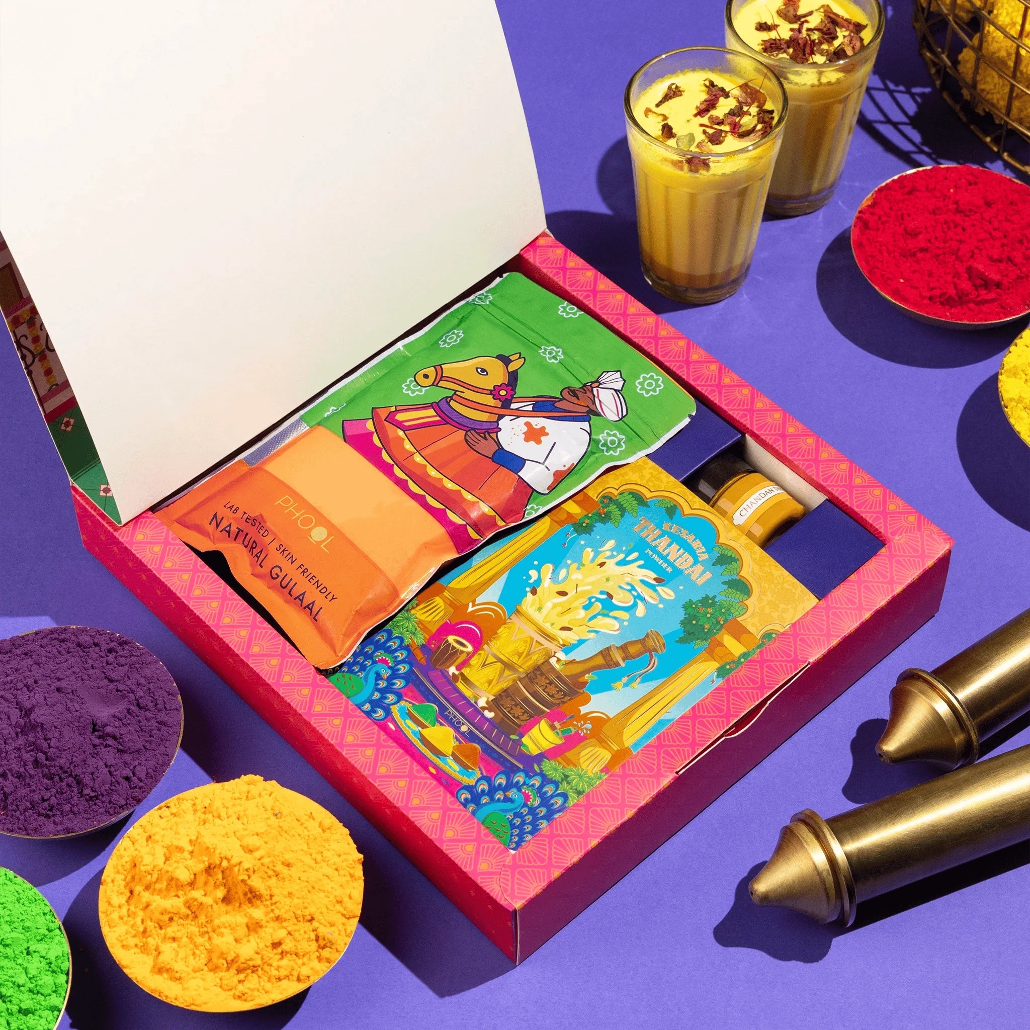 Phool Holi Mohalla Pop-Up Gulaal Box - Distacart