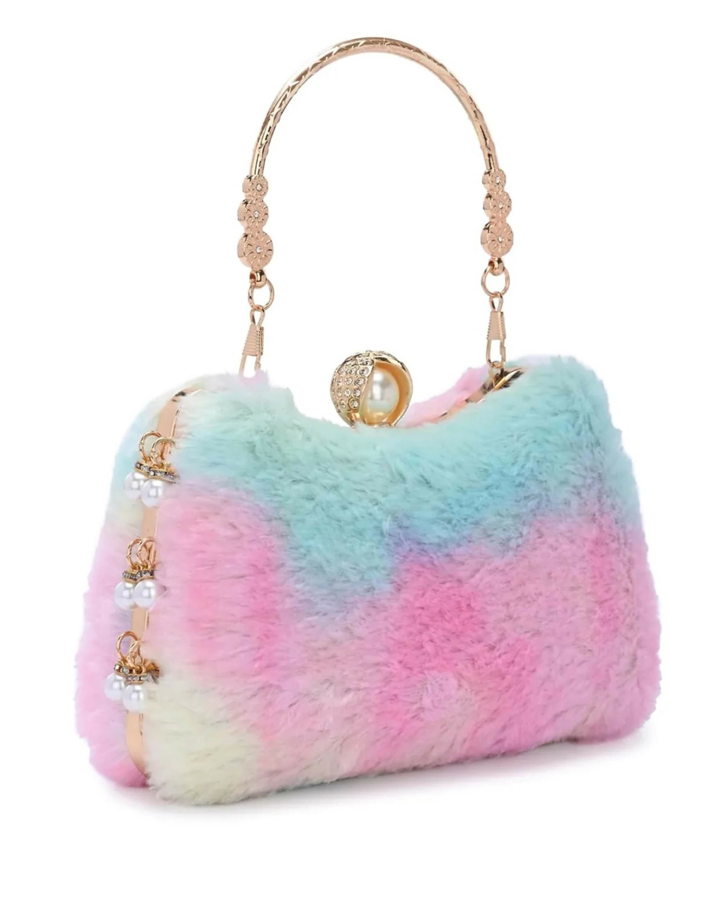 Joban Fashion Bridal Hand Clutch For Women & Young Girls - Multicolor - Dista