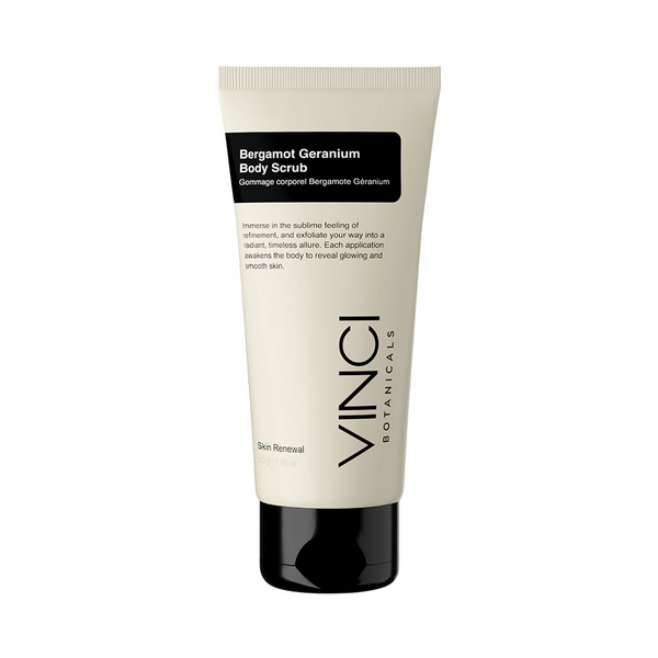 Vinci Botanicals Bergamot Geranium Body Scrub - Distacart