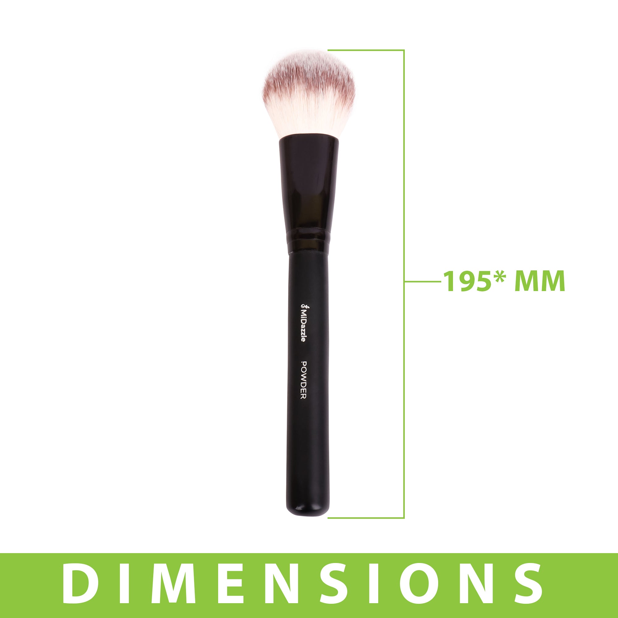 MiDazzle Powder Brush MIMB1312 - Distacart
