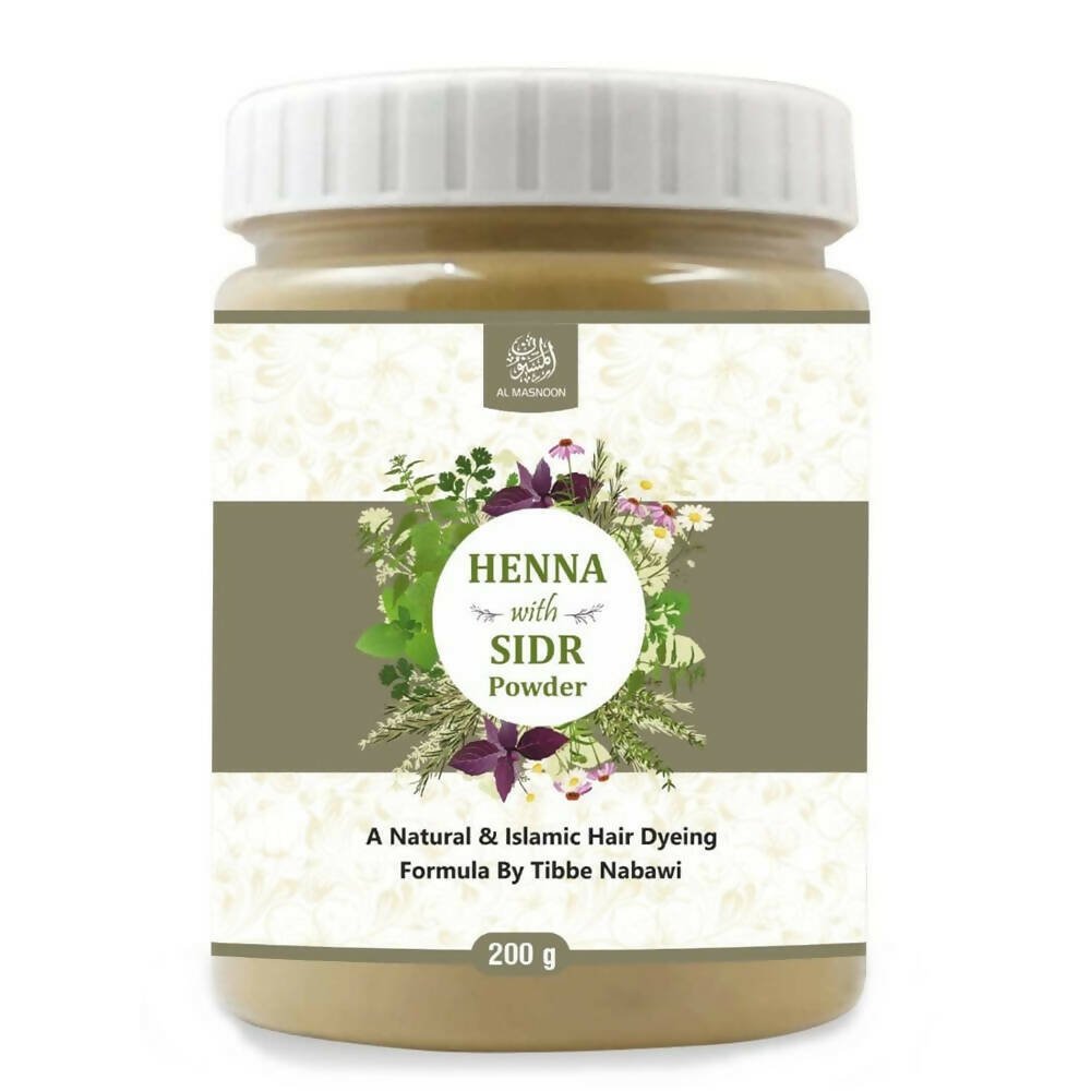 Al Masnoon Henna With Sidr Leaves Powder - Distacart