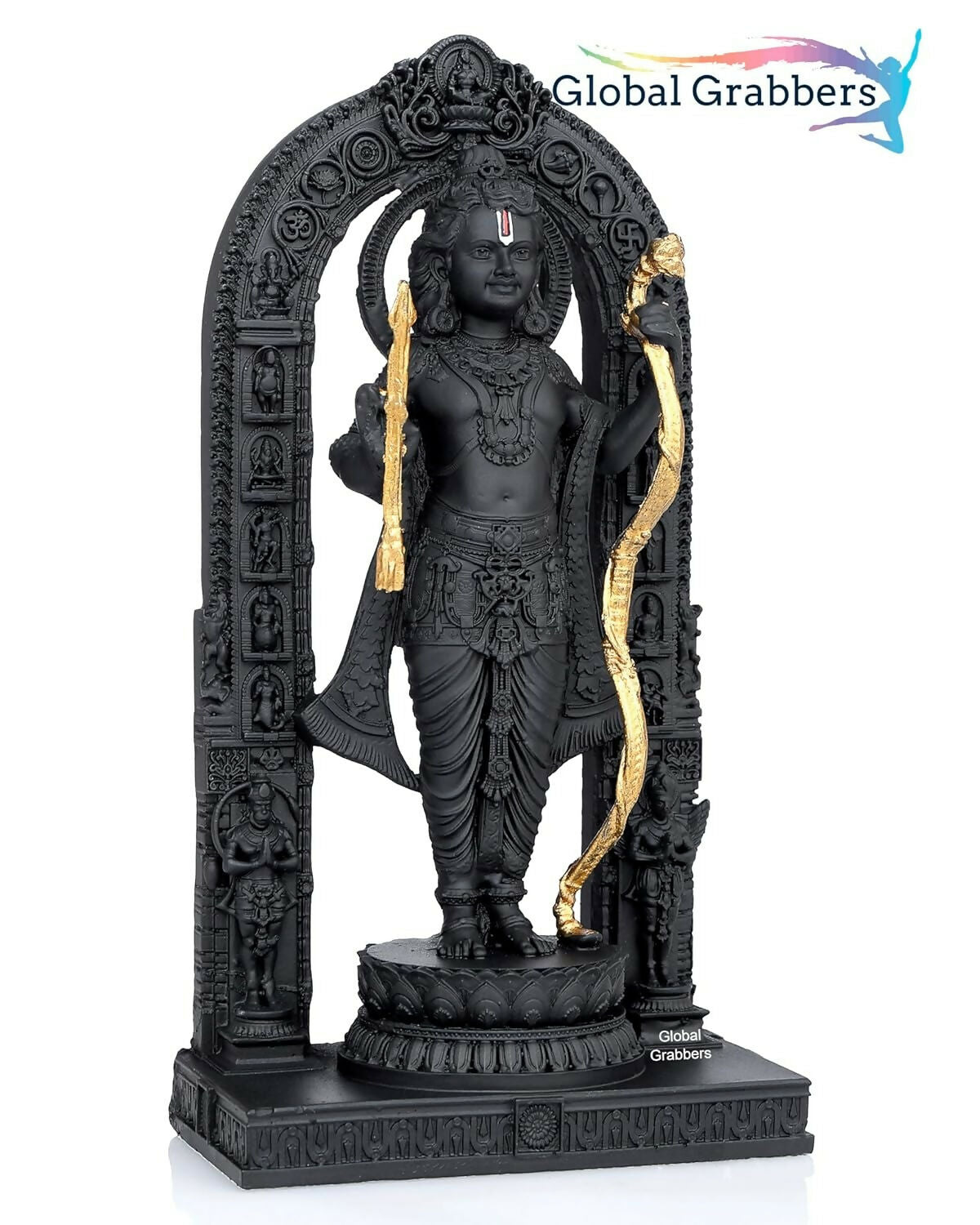Global Grabbers Polyresin 3D Ram Lalla Ayodhya Idol - Distacart