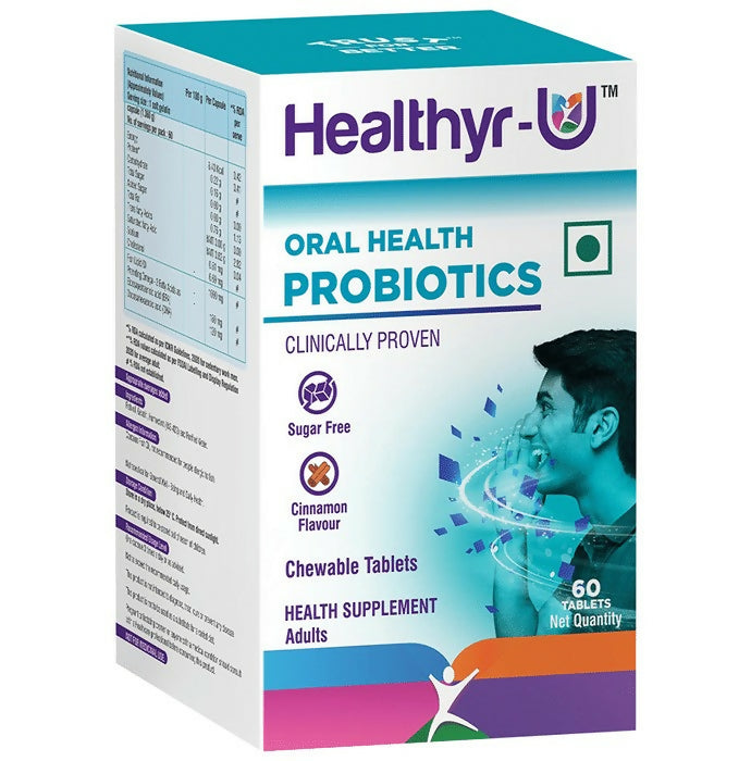 Healthyr-U Oral Health Probiotics Tablets - Distacart