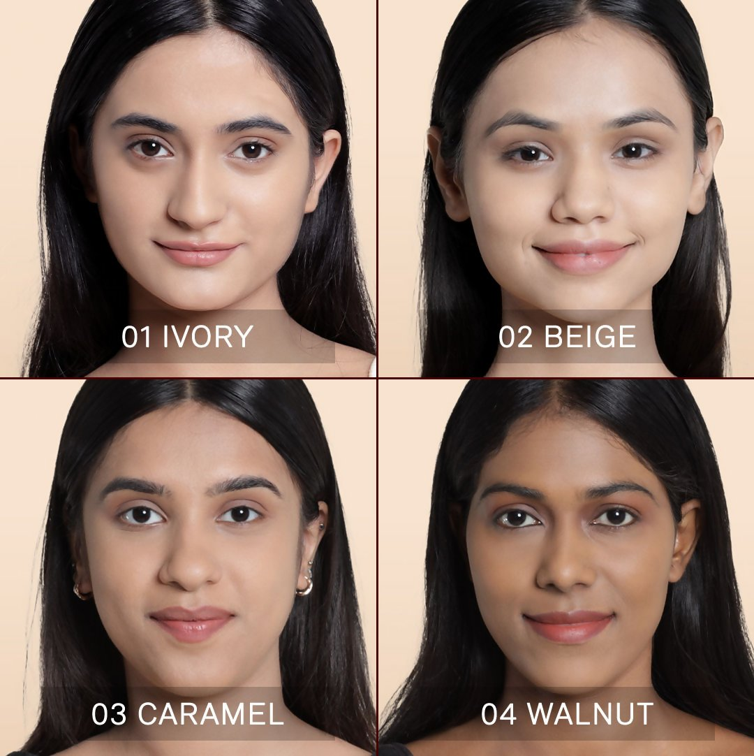 Flicka Cosmetics Tomato Liquid Foundation With Spf Long Lasting Lightweight All Skin Types - Ivory - Distacart