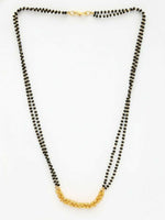 Thumbnail for NVR Women Gold Plated Black Beaded Mangalsutra - Distacart