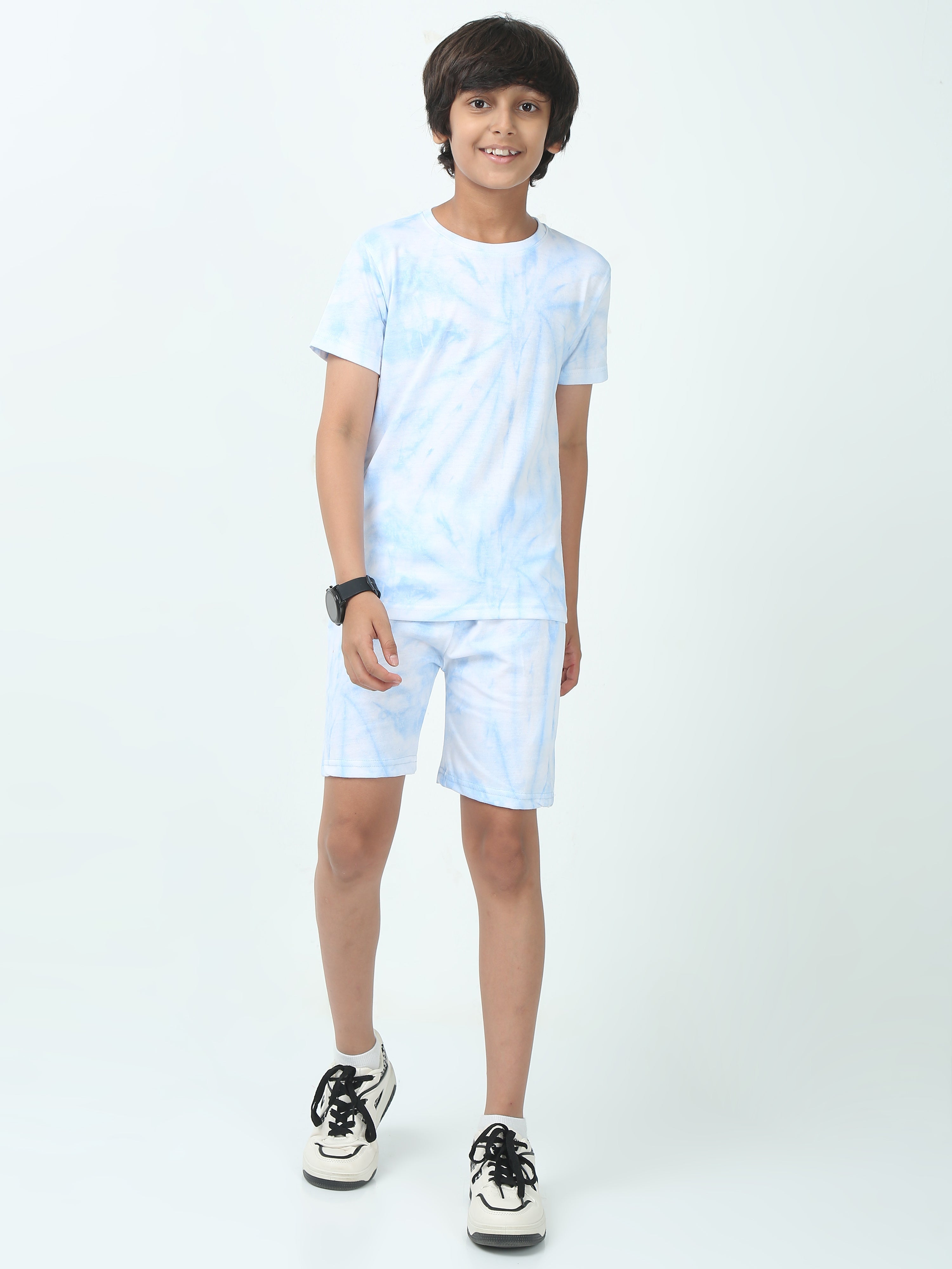 Chilins Kids Boys Girls Cotton Co-ord set Printed