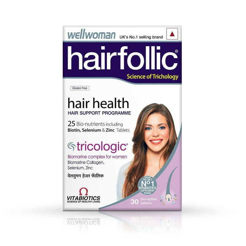 Wellwoman Hairfollic Tablets - Distacart
