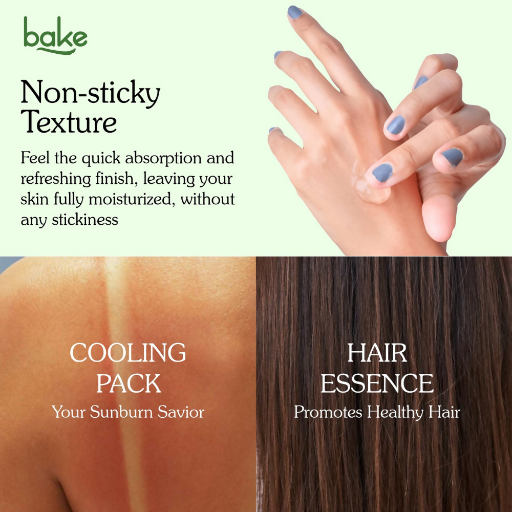 Bake 99% Pure Multi-Use Aloe Vera Gel for Face, Body & Hair - Distacart