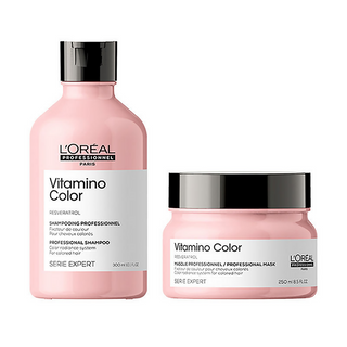 L'Oreal Professionnel Vitamino Color Shampoo & Hair Mask, Serie Expert - Distacart