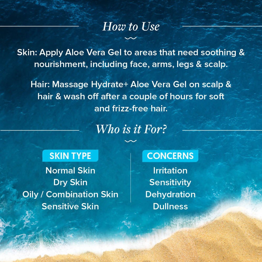 Aqualogica Hydrate+ Activated Aloe Vera Gel - Distacart