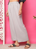 Thumbnail for TAG 7 Women High Rise Flared Palazzos