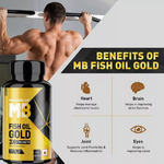Thumbnail for MuscleBlaze Omega 3 Fish Oil Gold Capsules