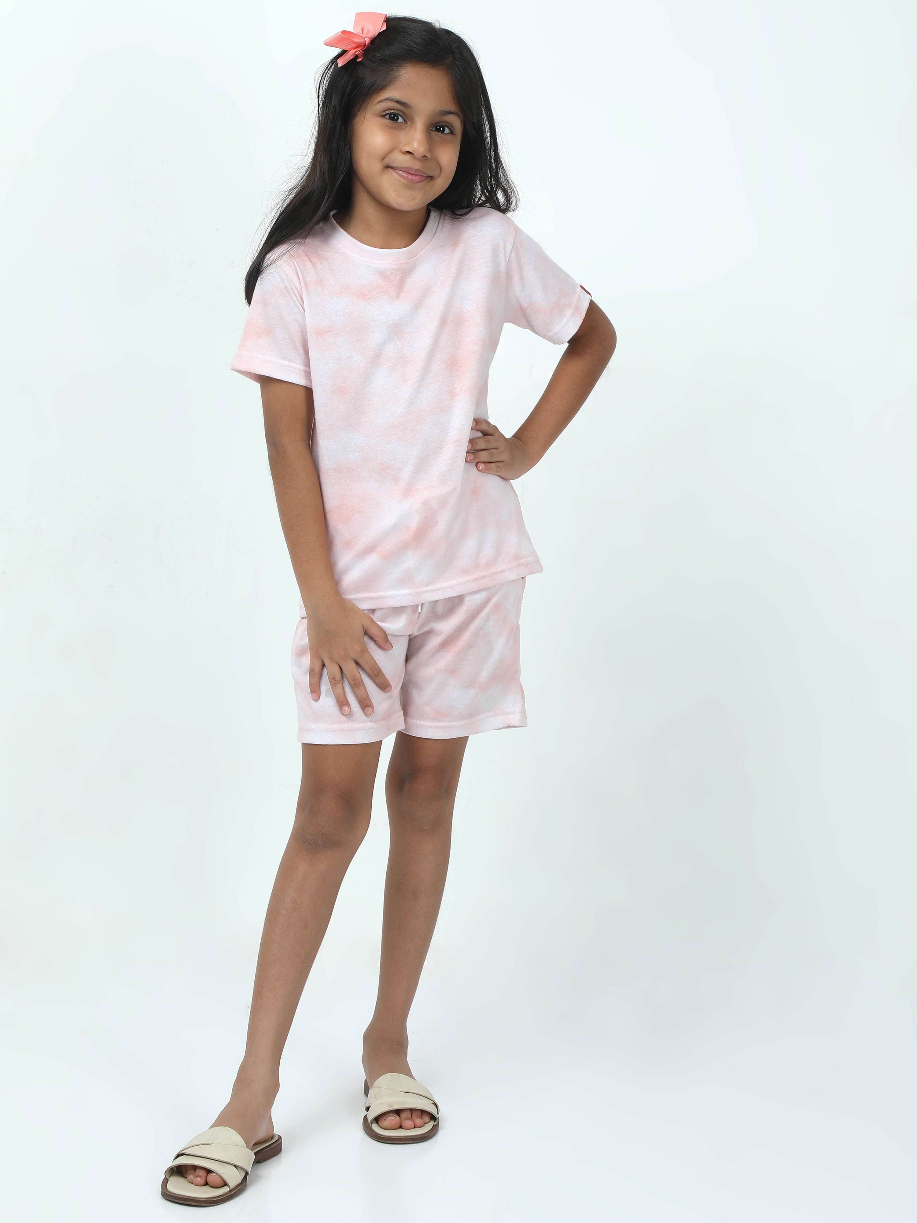 Chilins Kids Boys Girls Cotton Co-ord set Printed