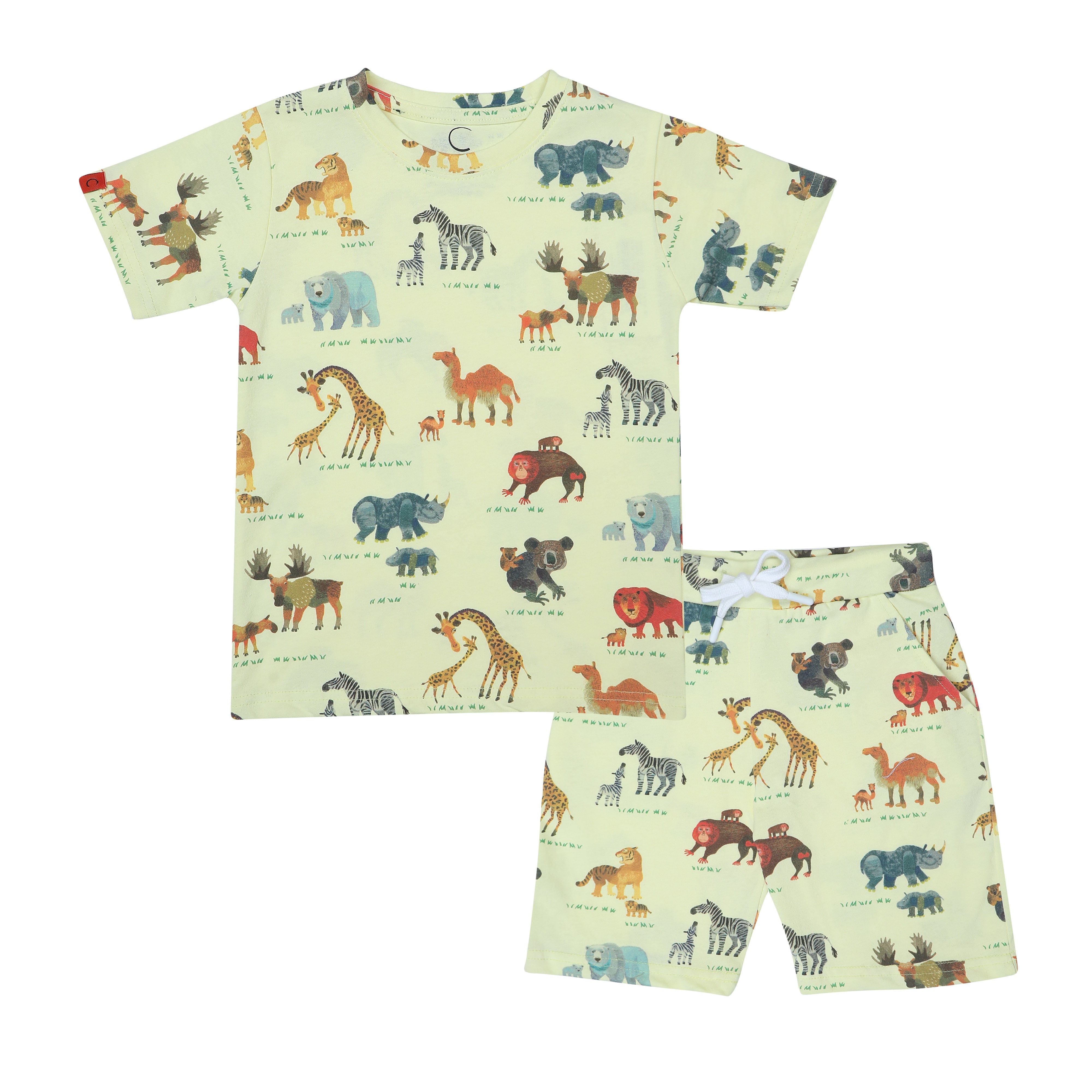 Chilins Boys Coord Set, Color- Yellow - Distacart