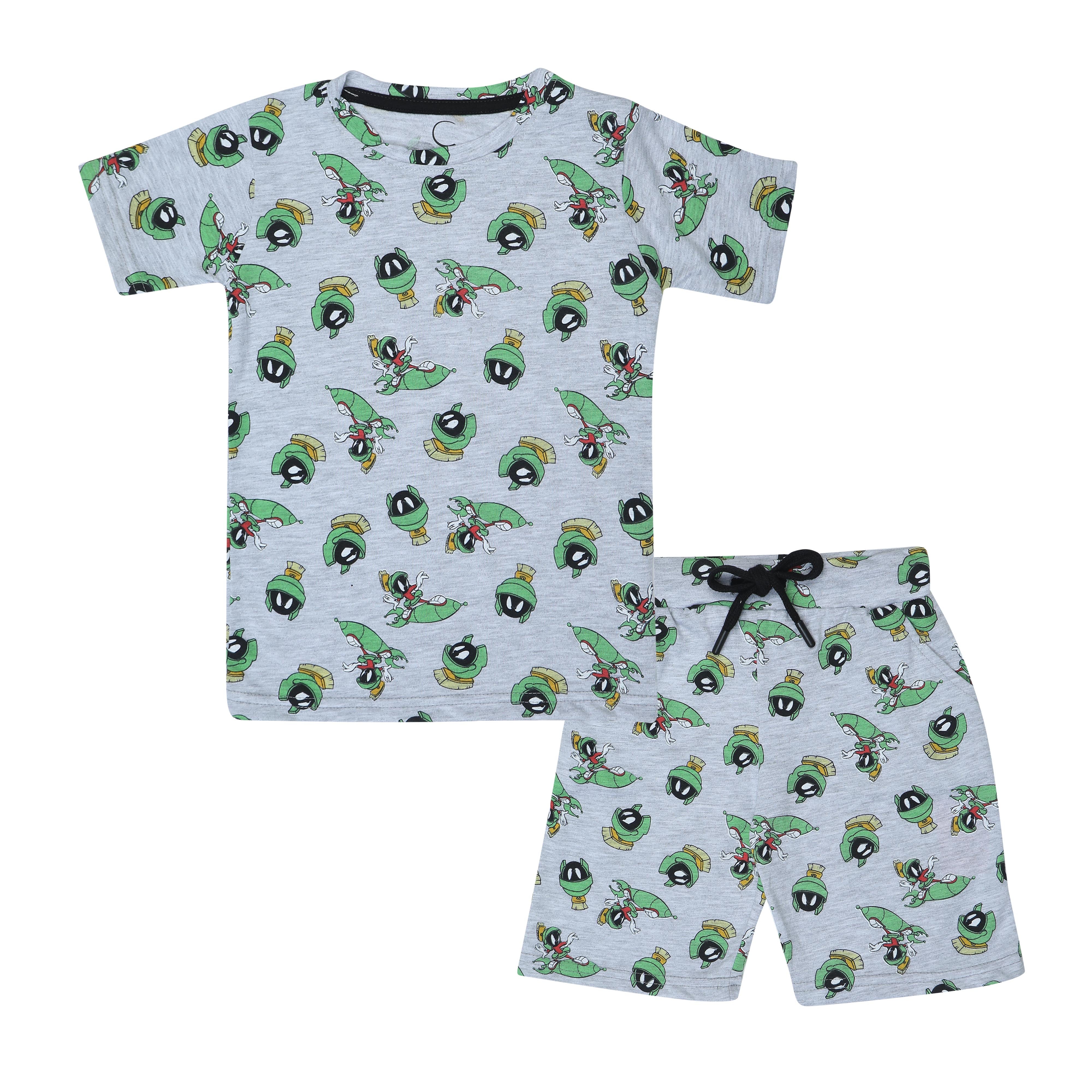 Chilins Boys Coord Set, Color- Grey