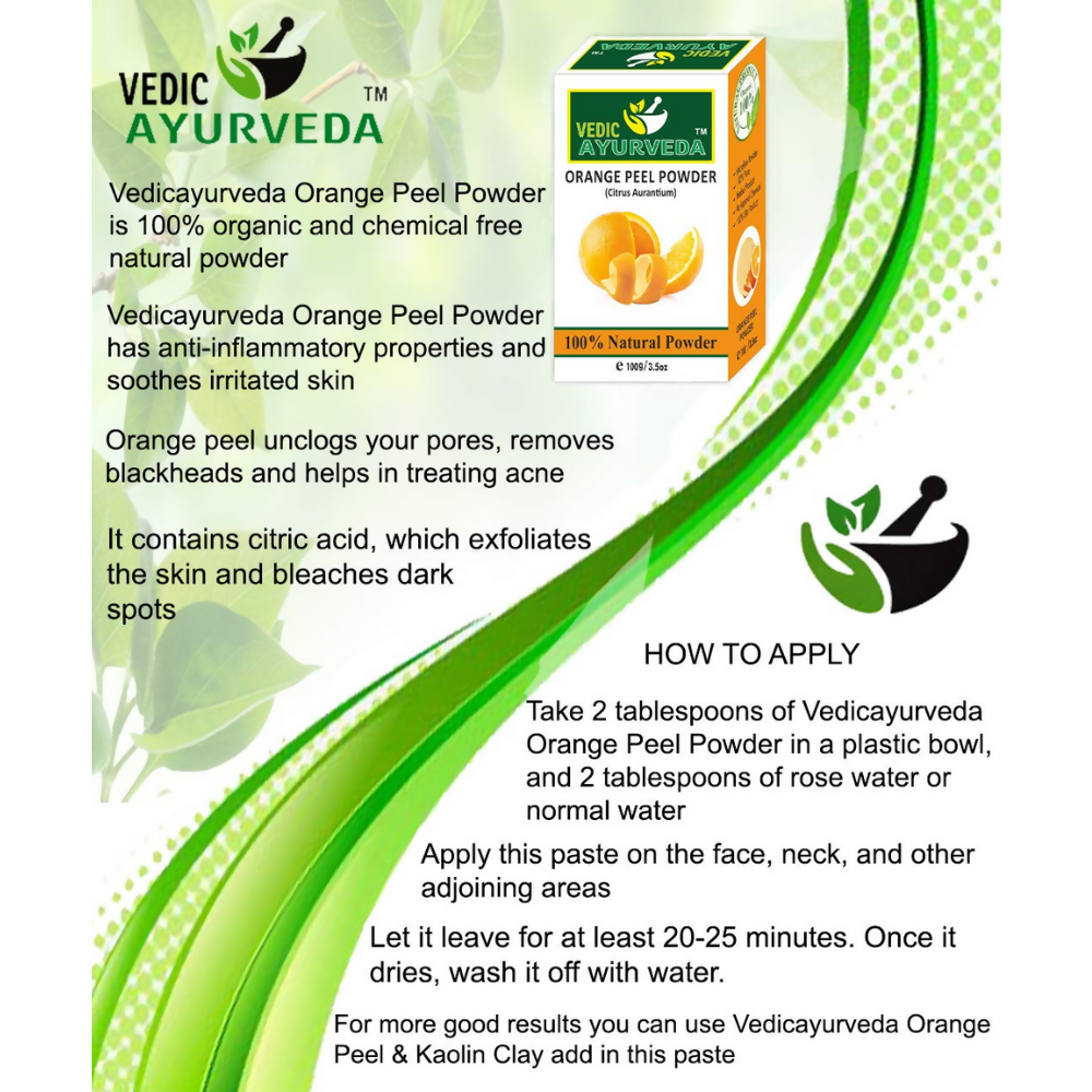 VedicAyurveda Orange Peel Powder and Amla Powder - Dista