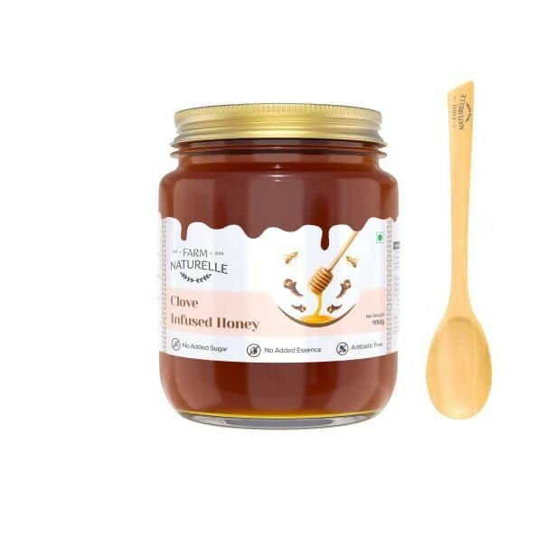 Farm Naturelle Clove Infused Honey - 100% Pure and Natural