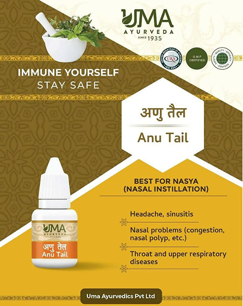 Uma Ayurveda Anu Tail - Distacart