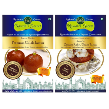 Nawab's Secret Premium Gulab Jamun & Shahi Tukra/Rabri Mix - Dista