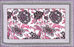 Thumbnail for Green Orange Floral Printed Cotton 200TC King Bedsheet With 2 Zipper Pillow Covers - King Size by House of Ree - Distacart