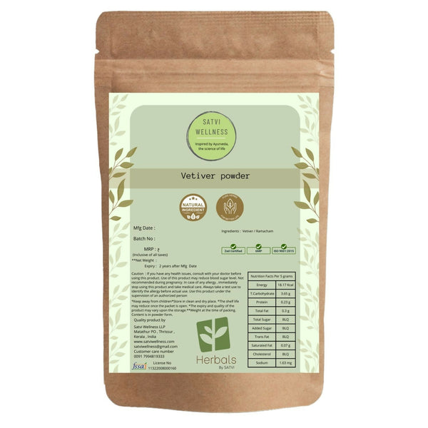 Satvi Wellness Vertiver Powder - Distacart