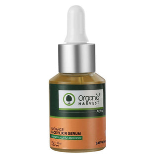 Organic Harvest Activ Saffron Radiance Face Elixir Serum - Distacart