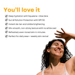 Thumbnail for Detoxie Bright Summer Combo - SPF50 Sunscreen Gel & Detan Cream Mask - Distacart