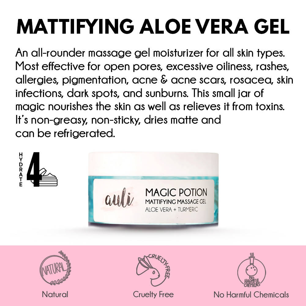 Auli Magic Potion Mattifying Massage Gel - Distacart