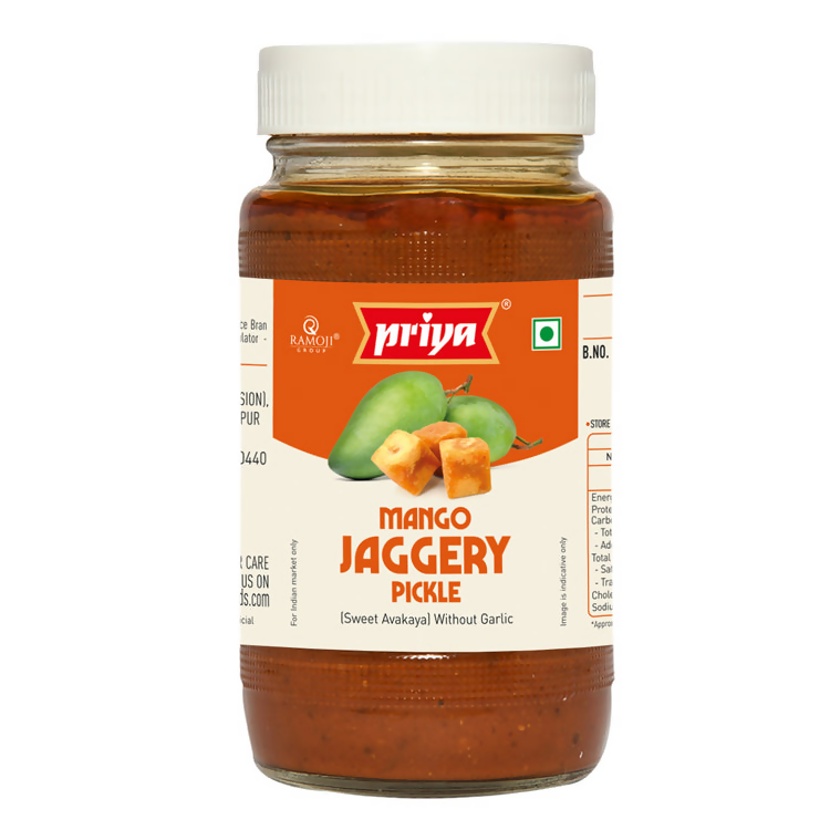 Priya Jaggery Mango Pickle (Without Garlic)