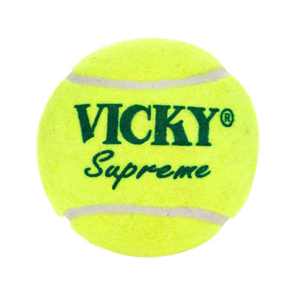 Vicky Supreme Yellow Tennis/Cricket Ball Heavy Multipurposeful Design & Durable Rubber Built - Distacart