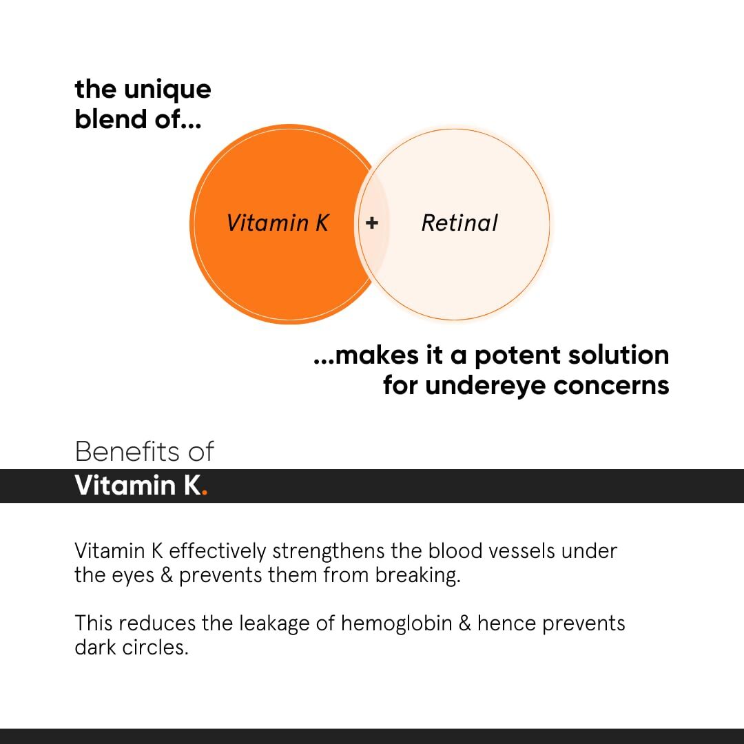 Minimalist Vitamin K + Retinal 1% Eye Cream - Distacart