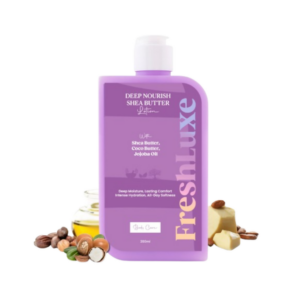 FreshLuxe Shea Butter Lotion with Coco Butter & Jojoba Oil
