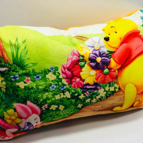 Unique Fashion Microfibre Filled Cushion For Kids - Winnie The Pooh - Distacart