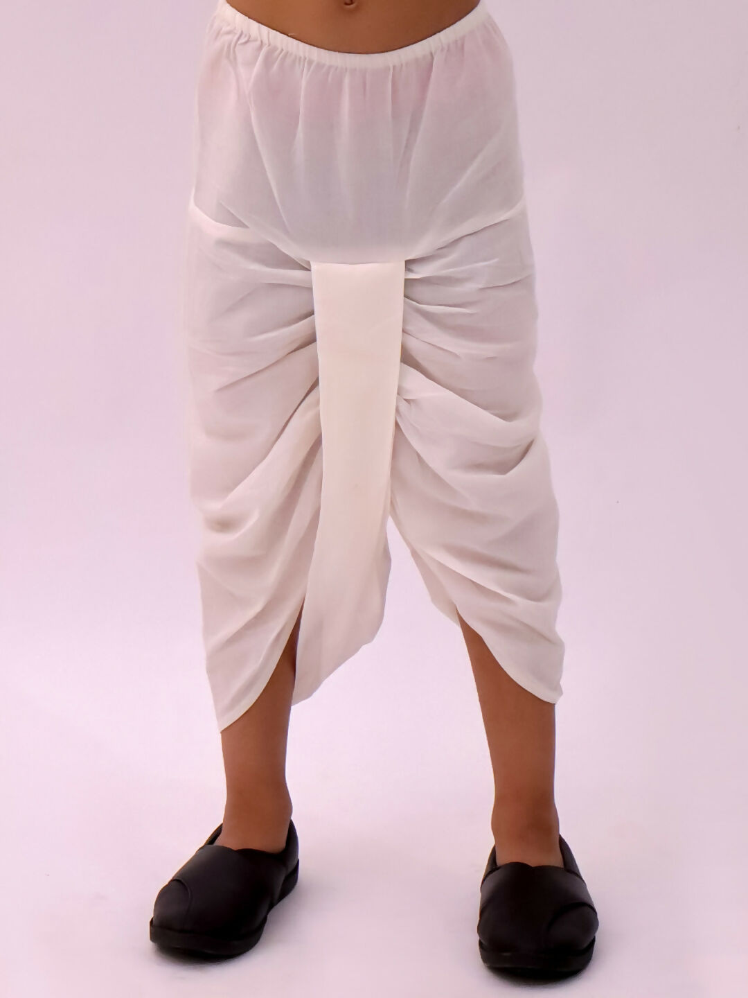 Lil Drama Mishti Peach Kurta Dhoti Set For Boys