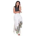 Thumbnail for Asmaani White Color Digital Print Sarara