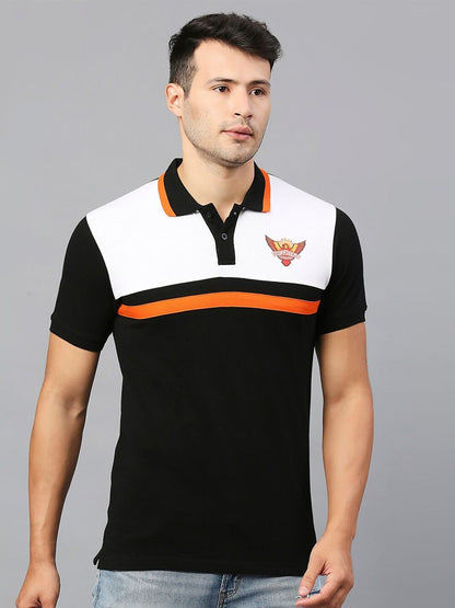 Fancode Sunrisers Hyderabad Logo Print Cotton IPL T-shirt - Distacart