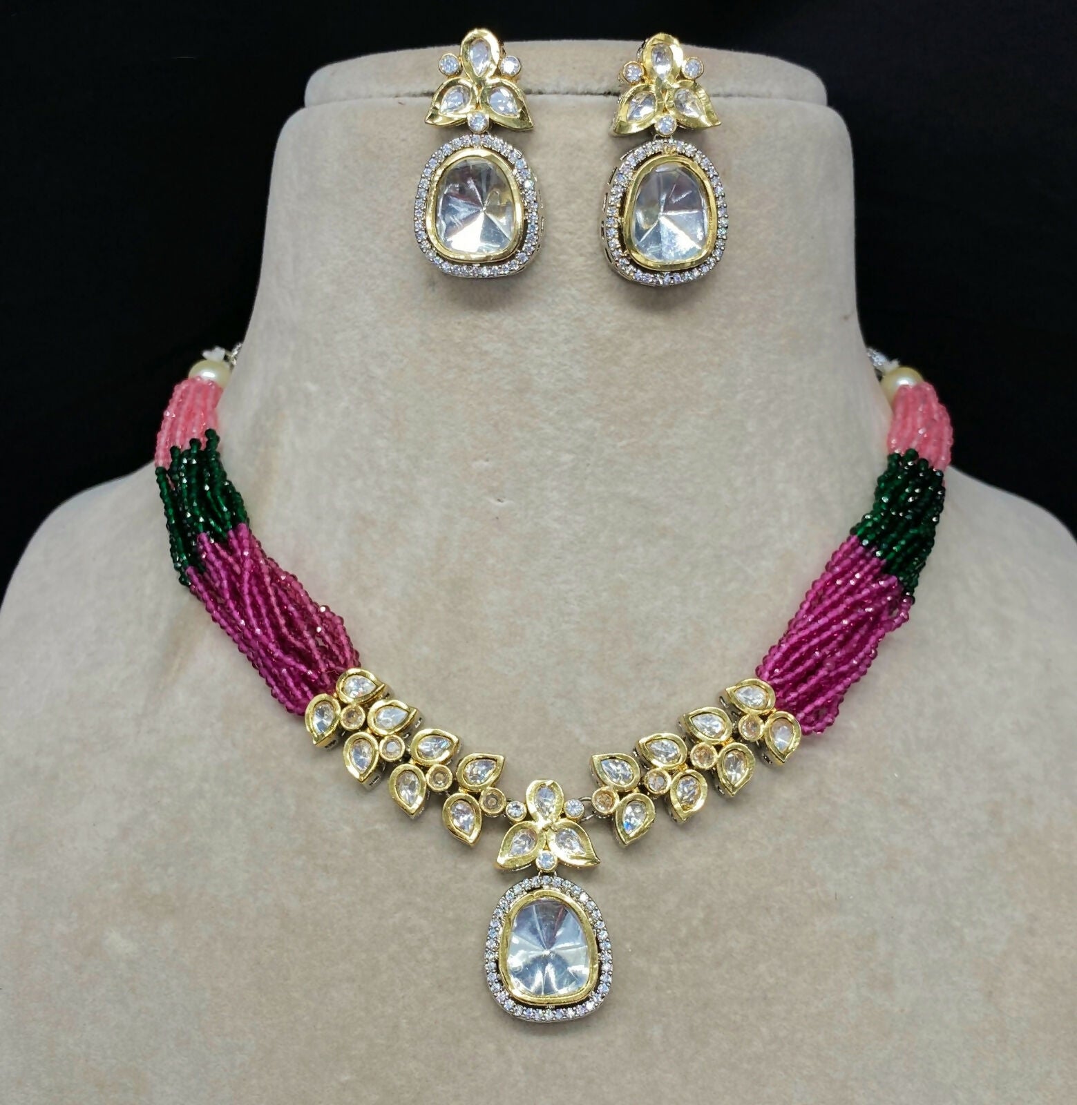 Kundan Necklace Set For Women By House of Ree - Distacart