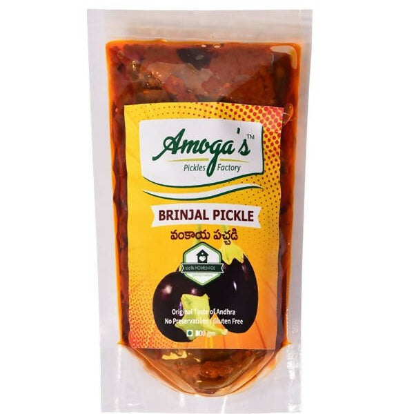 Amoga's Pickles Factory Brinjal Pickle Andhra Style - Distacart