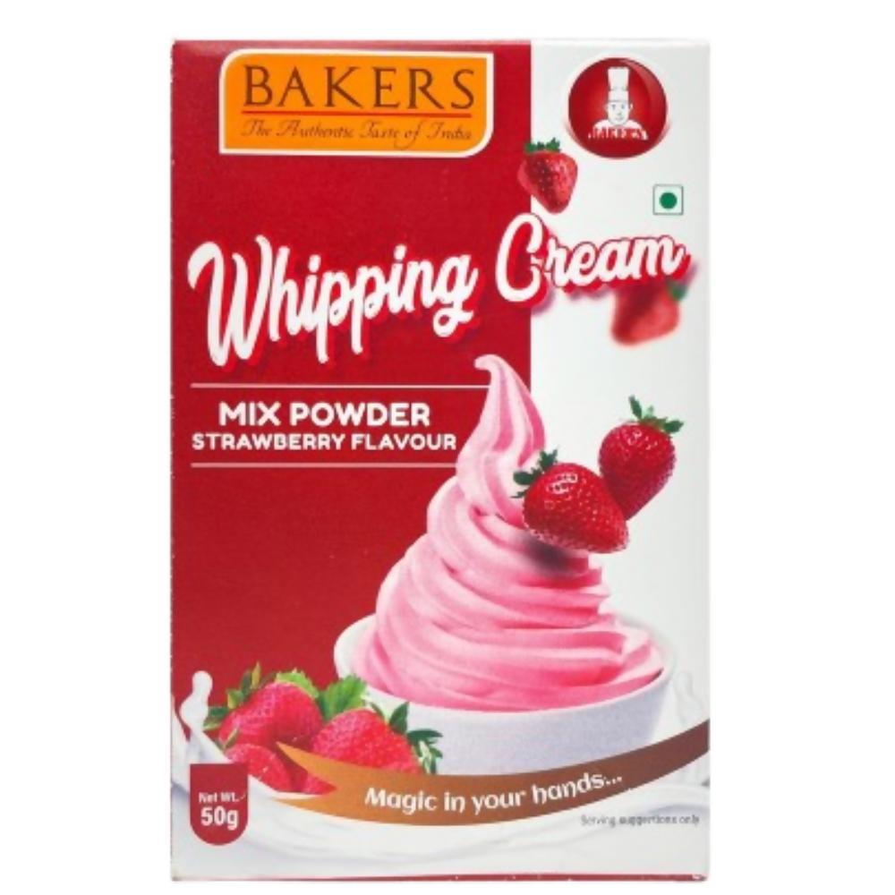 BAKERS Whipping Cream Powder Mix - Strawberry