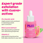 Thumbnail for PLIX The Plant Fix Guava Glow With SPF 50+ Sunscreen & 3% Glycolic Acid Serum - Distacart