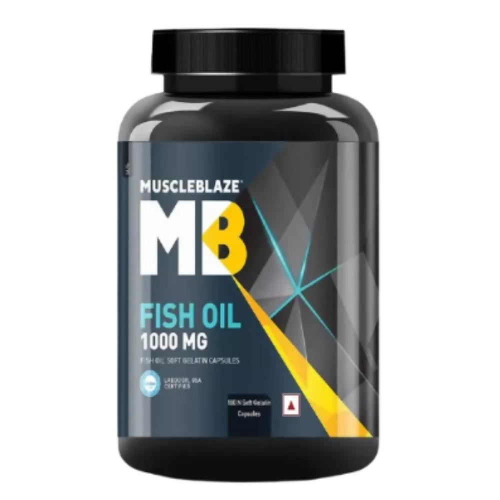 MuscleBlaze Fish Oil 1000 Mg Capsules - Distacart